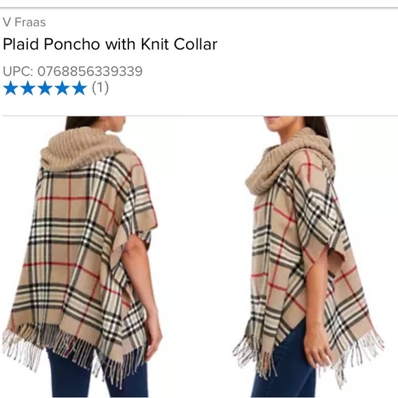 V Fraas Brand NEW Burberry style! Gorgeous! - Picture 1 of 3